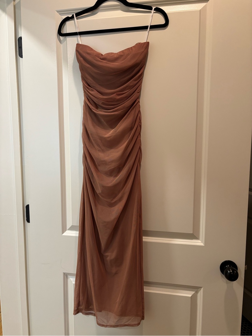 Lulus Ruched Strapless Dress